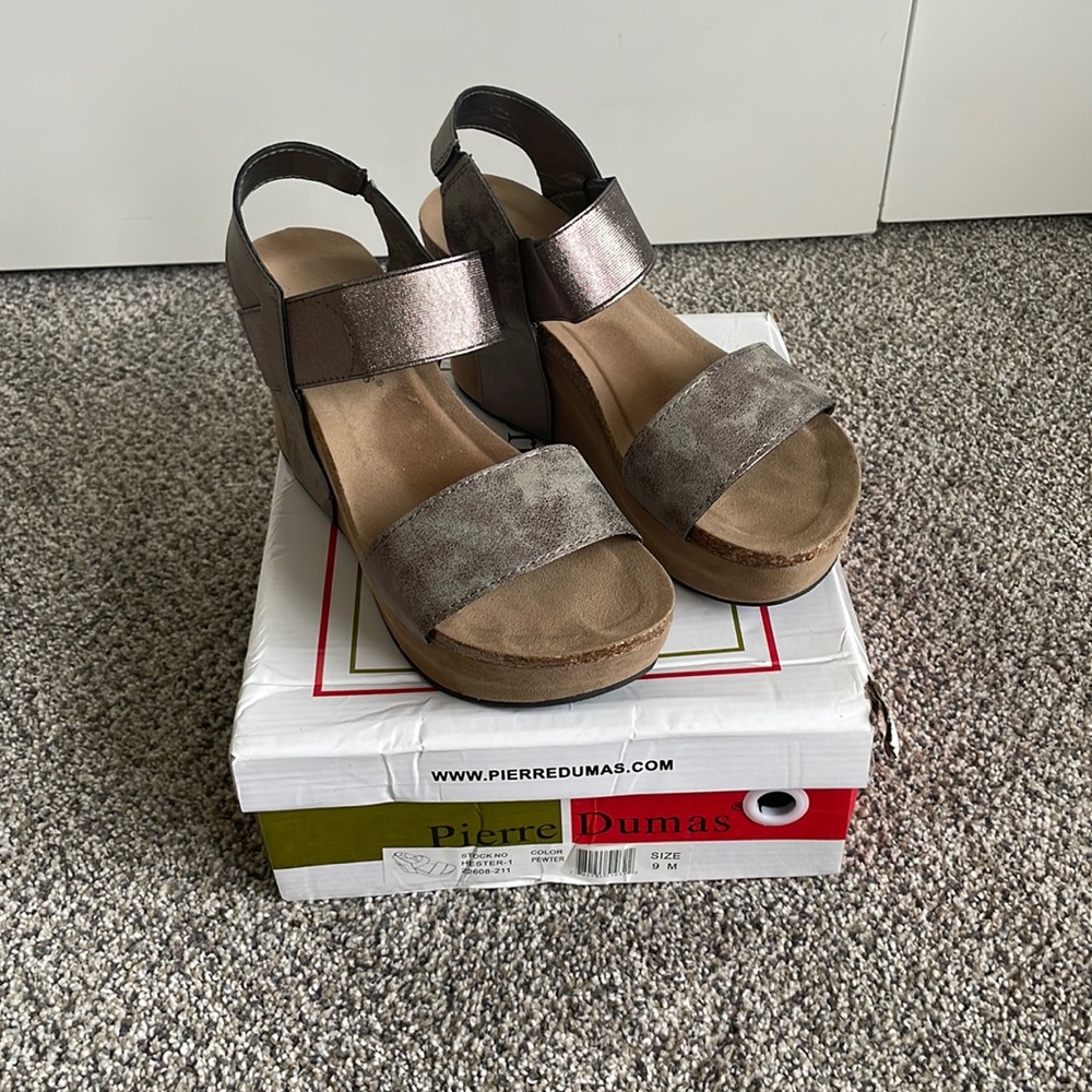 Pewter Sandals